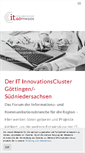 Mobile Screenshot of it-in-goe.de